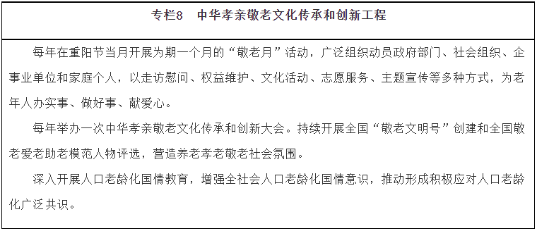 《“十四五”國家老齡事業(yè)發(fā)展和養(yǎng)老服務體系規(guī)劃》(圖8)